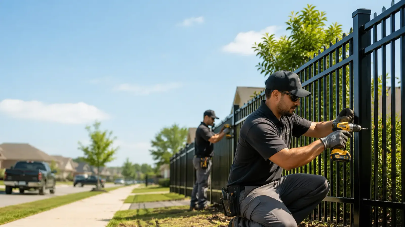Metal Fence Installation in Palmyra, IN